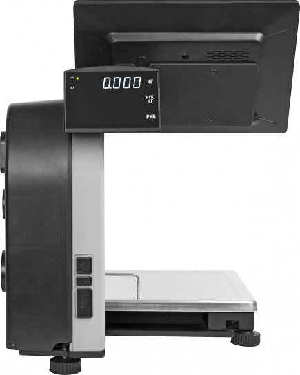 Торговые электронные весы МАССА-К MK-6.2-S2L(12) с печатью этикеток - 3