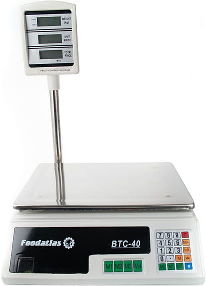 Торговые электронные весы FOODATLAS BTC-40 40кг/2г - 1