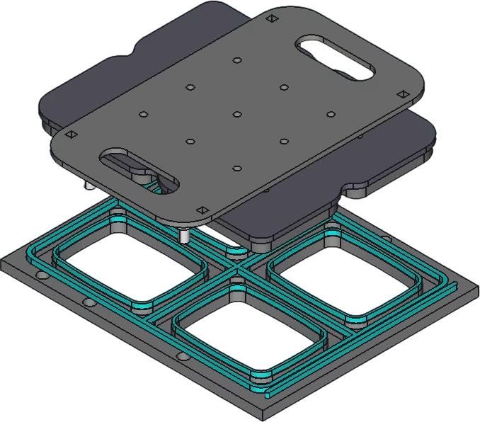 Матрица для запайщика лотков VASSILII 2311 Матрица для запайщика лотков VASSILII 2311