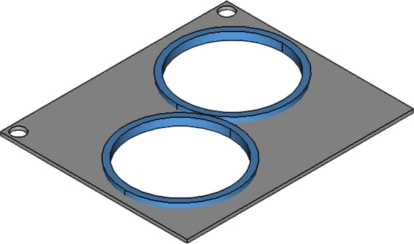 Матрица для запайщика лотков VASSILII Compact c151 Матрица для запайщика лотков VASSILII Compact c151