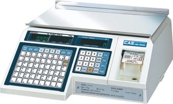 Торговые электронные весы CAS LP-6 (1.6) с печатью этикеток