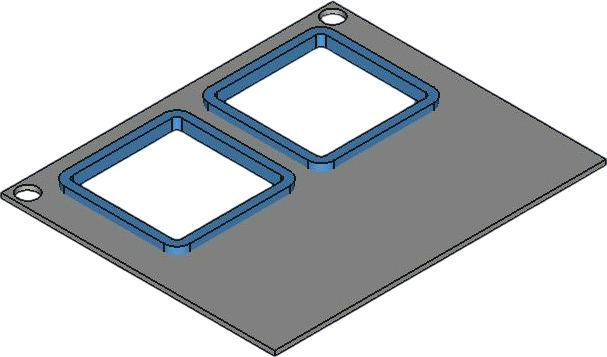 Матрица для запайщика лотков VASSILII Compact c252 Матрица для запайщика лотков VASSILII Compact c252