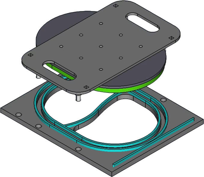 Матрица для запайщика лотков VASSILII 2138 Матрица для запайщика лотков VASSILII 2138