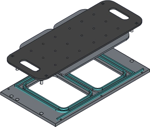 Матрица для запайщика лотков VASSILII 360 4048 Матрица для запайщика лотков VASSILII 360 4048