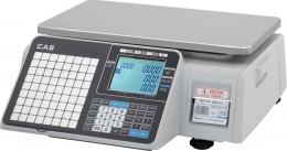 Торговые электронные весы CAS CL3000J-15B TCP-IP с печатью этикеток