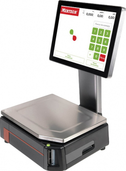 Торговые электронные весы MERTECH M-ER 727 PM-32.5 с печатью этикеток