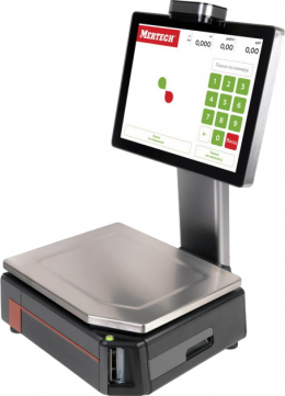 Торговые электронные весы MERTECH M-ER 727 PM-32.5 с печатью этикеток