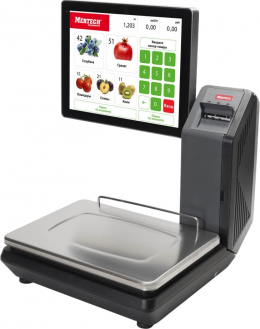 Торговые электронные весы MERTECH M-ER 725 PM-32.5 "SELFPRINT" с печатью этикеток